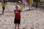 Ein dorf beacht Volleyball